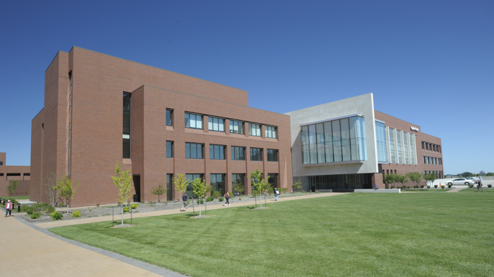 The Regnier Center Parking Garage on the east side of the JCCC campus.