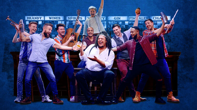 Promotional photo of the Choir of Man.