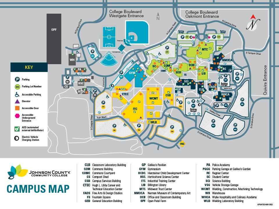 JCCC campus map