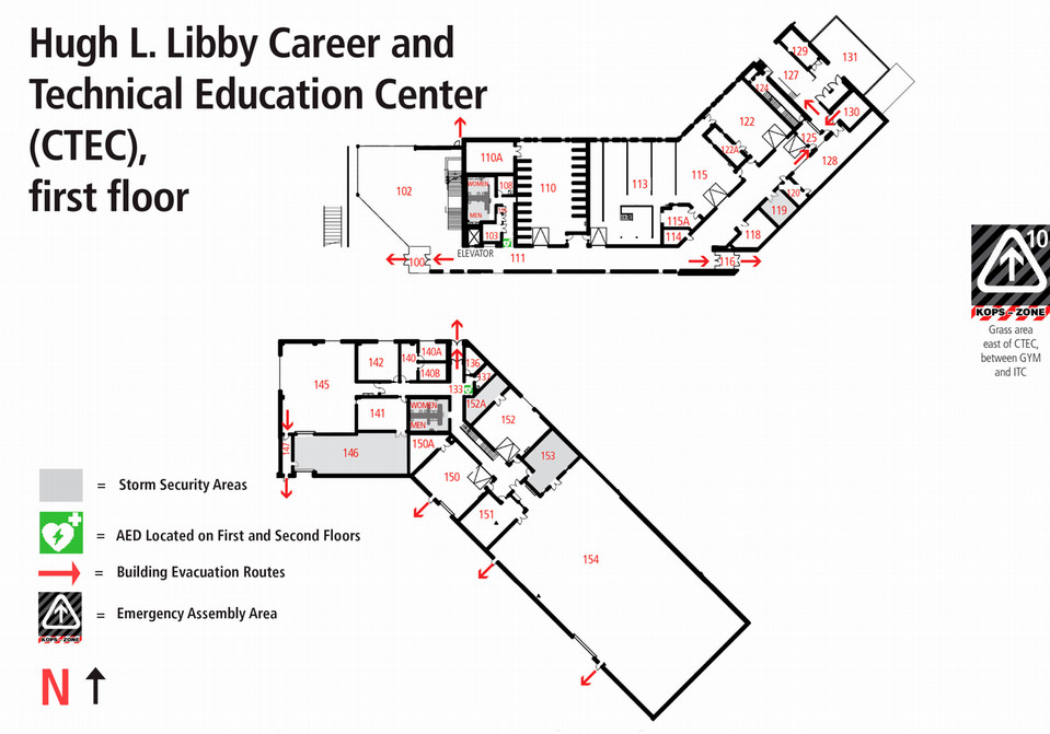 First floor CTEC floor plan