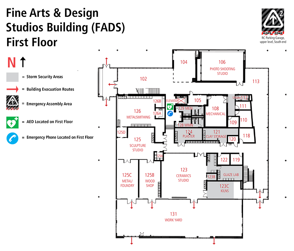 First floor FADS floor plan