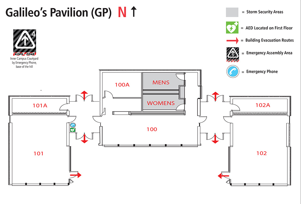 Room locations for GP