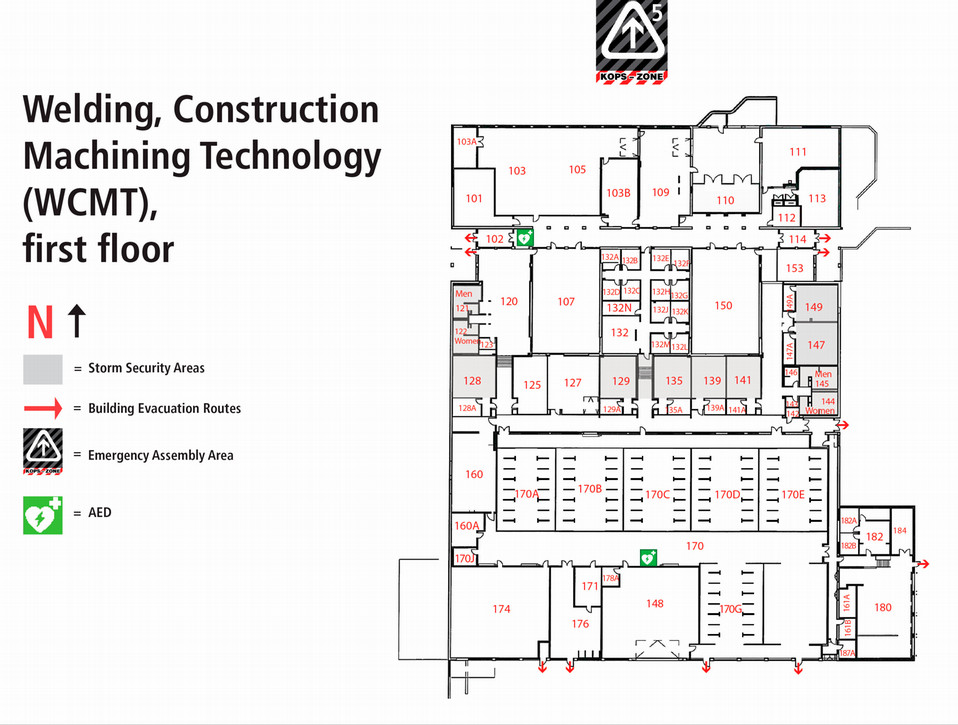 Floor Plan for the WCMT building