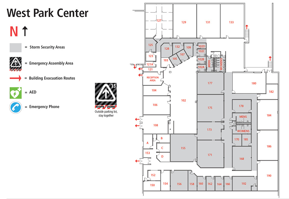 Room locations for WPK