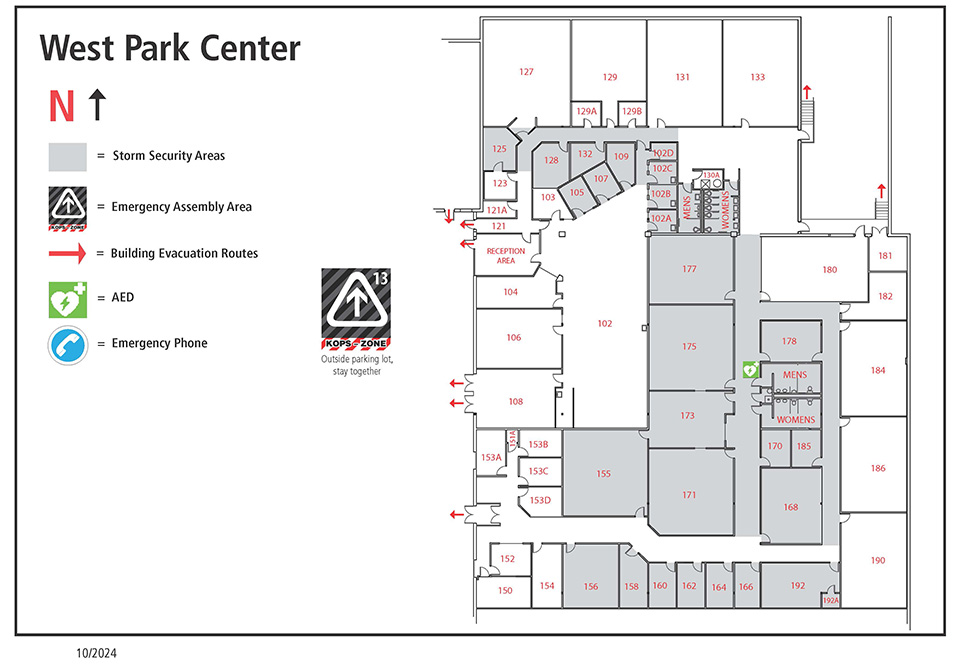 Room locations for WPK