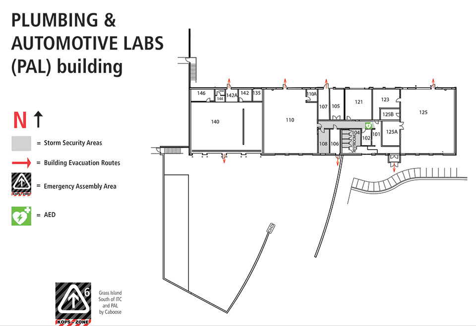 Room locations for WLB