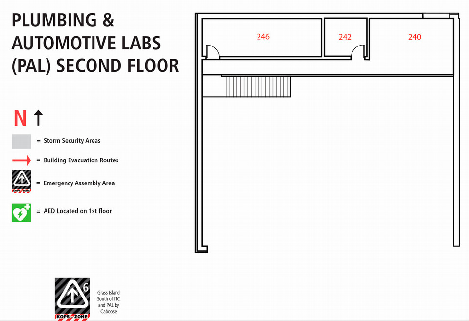 Room locations for WLB