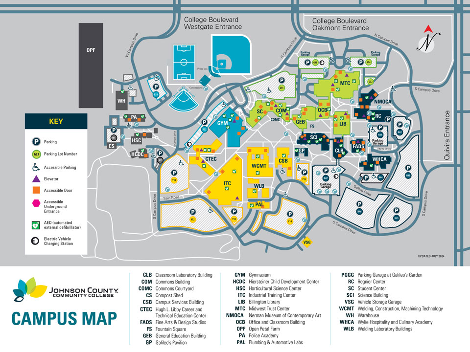 JCCC campus map