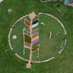 Kansa, an earthwork by Stan Herd, was completed on the JCCC campus in April 2013
