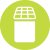 Solar powered compactor location on campus.