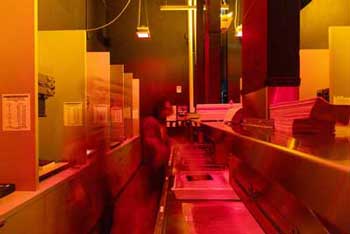 Dark room in the Fine Arts and Design Studios building