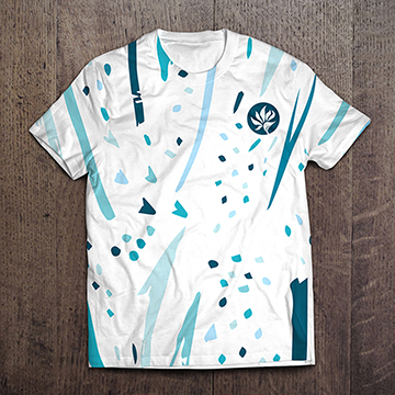 Student project work, shirt design