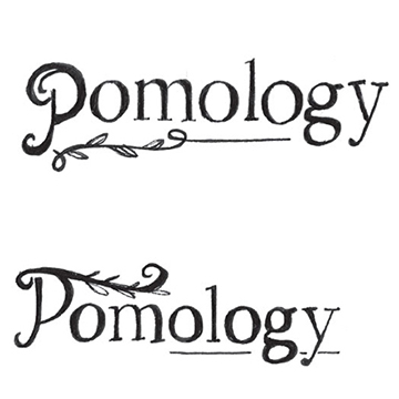 Student project work, Pomology logo mockups