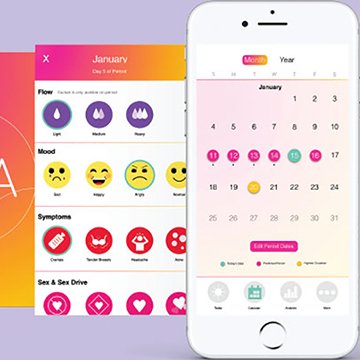 Student project work, Ova mobile app interface