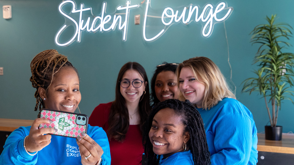 Four student ambassadors