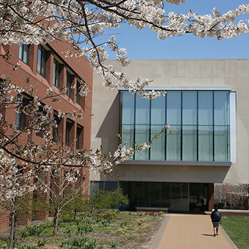 An outside view of The Cube