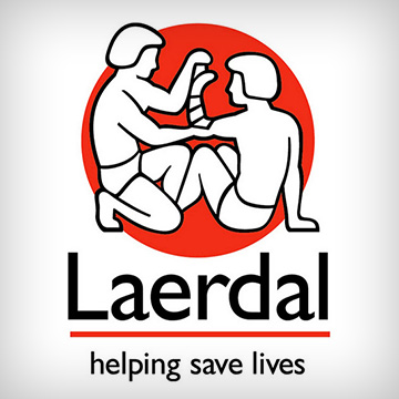 logo for Laerdal - Helping Save Lives