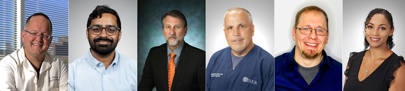 headshots of the speakers for the 2025 Healthcare Simulation conference