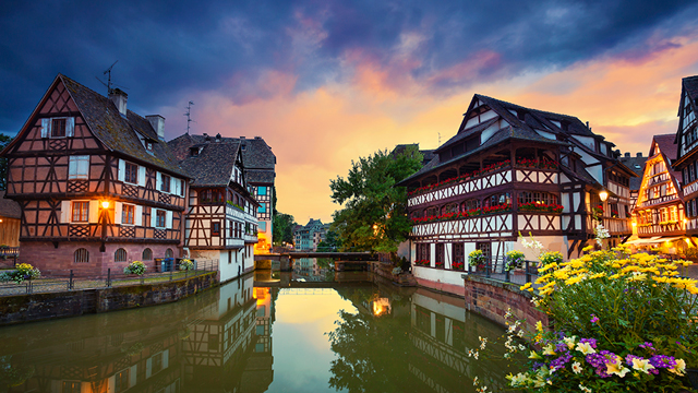 View of Strasbourg, France.
