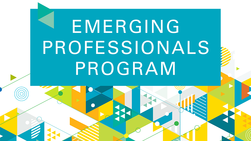 Poster that says Emerging Professionals Program.