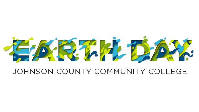 Poster with the words Earth Day.