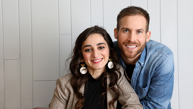 Ani Kaufmann with her husband, Nick