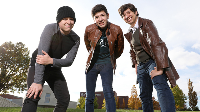 L to R: Andrew, Philip and Sam Tady