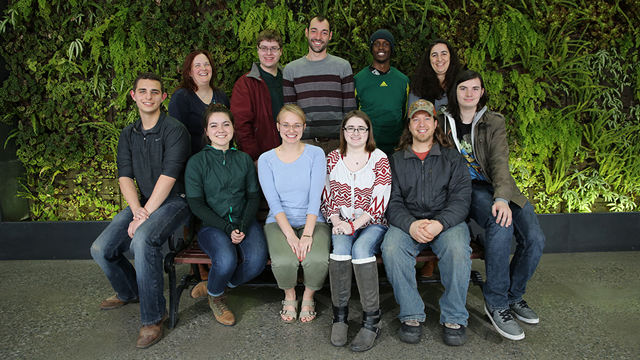 Group photo of members of the Student Sustainability Committee.