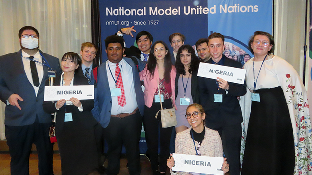 JCCC's Model UN Team