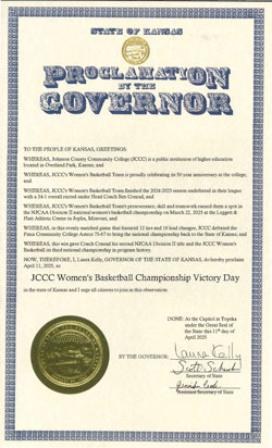 Image of governor's proclamation