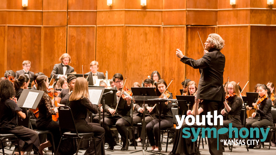 The Youth Symphony of Kansas City performing on stage