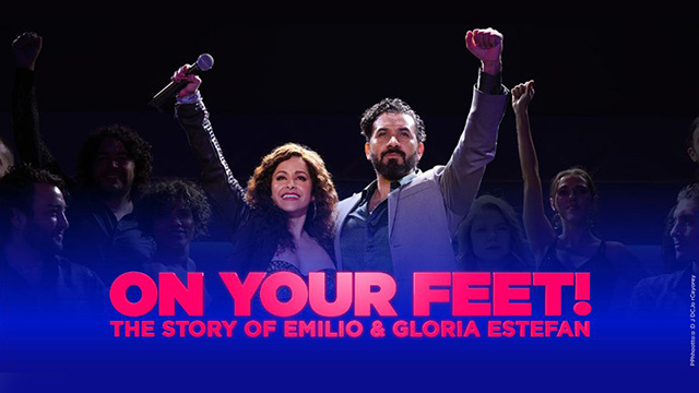 Actors portraying Emilio and Gloria Estefan.