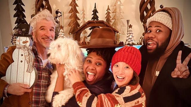 Dan and Claudia Zane, Elena Moon Park, and Tyree Austin