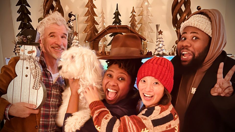 Dan and Claudia Zane, Elena Moon Park, and Tyree Austin