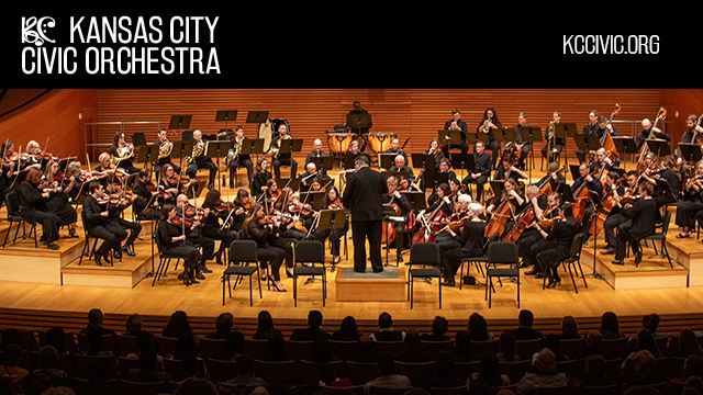 Kansas City civic orchestra on stage kccivic.org