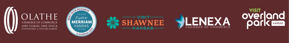 city logos for Olathe, shawnee, meriam, Overland Park and lenexa