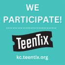 logo for TeenTix - we participate