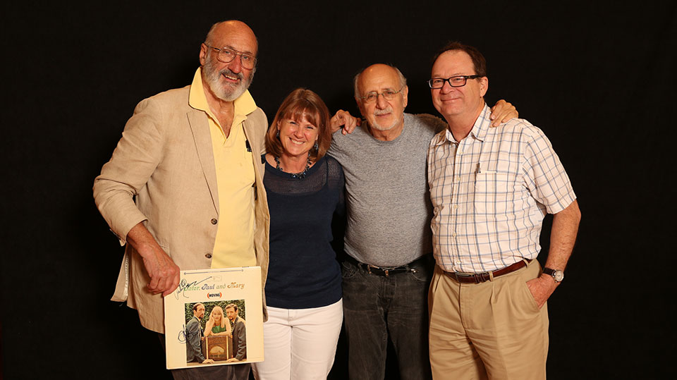 Noel Paul Stookey, Alison Paddock, Peter Yarrow and Steve Paddock