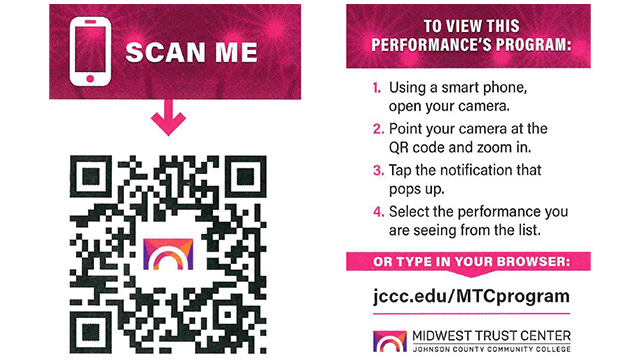 screenshot of MTC QR code and how to access