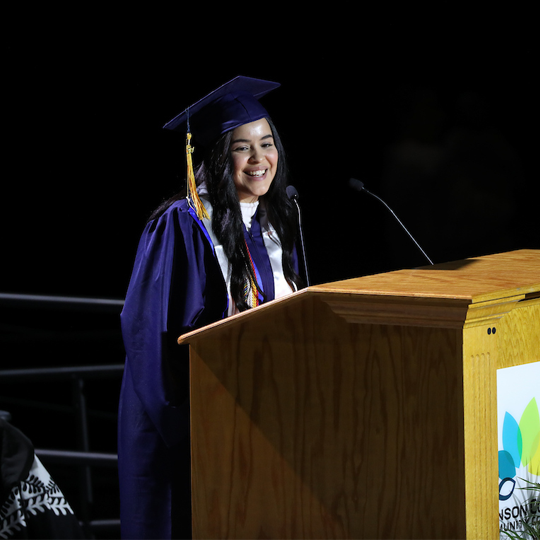 Student commencement speaker