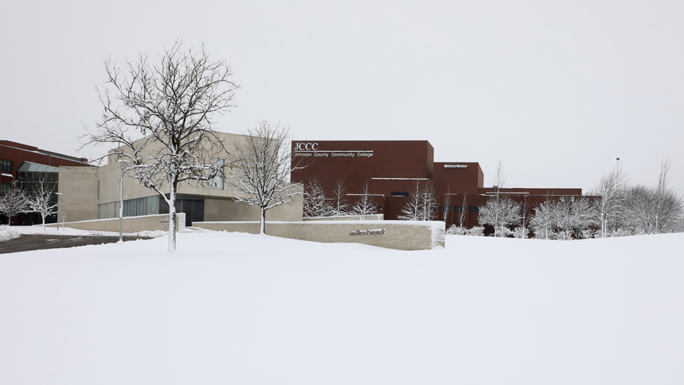 JCCC campus in winter