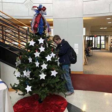 Student adds to Honor Tree