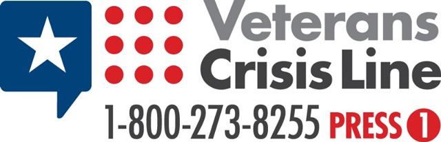 Veterans Crisis Line 1-800-273-8255, press 1